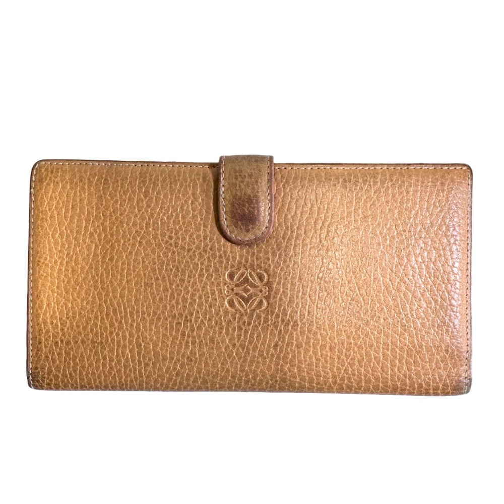 Authentic Loewe Anagram Leather Wallet